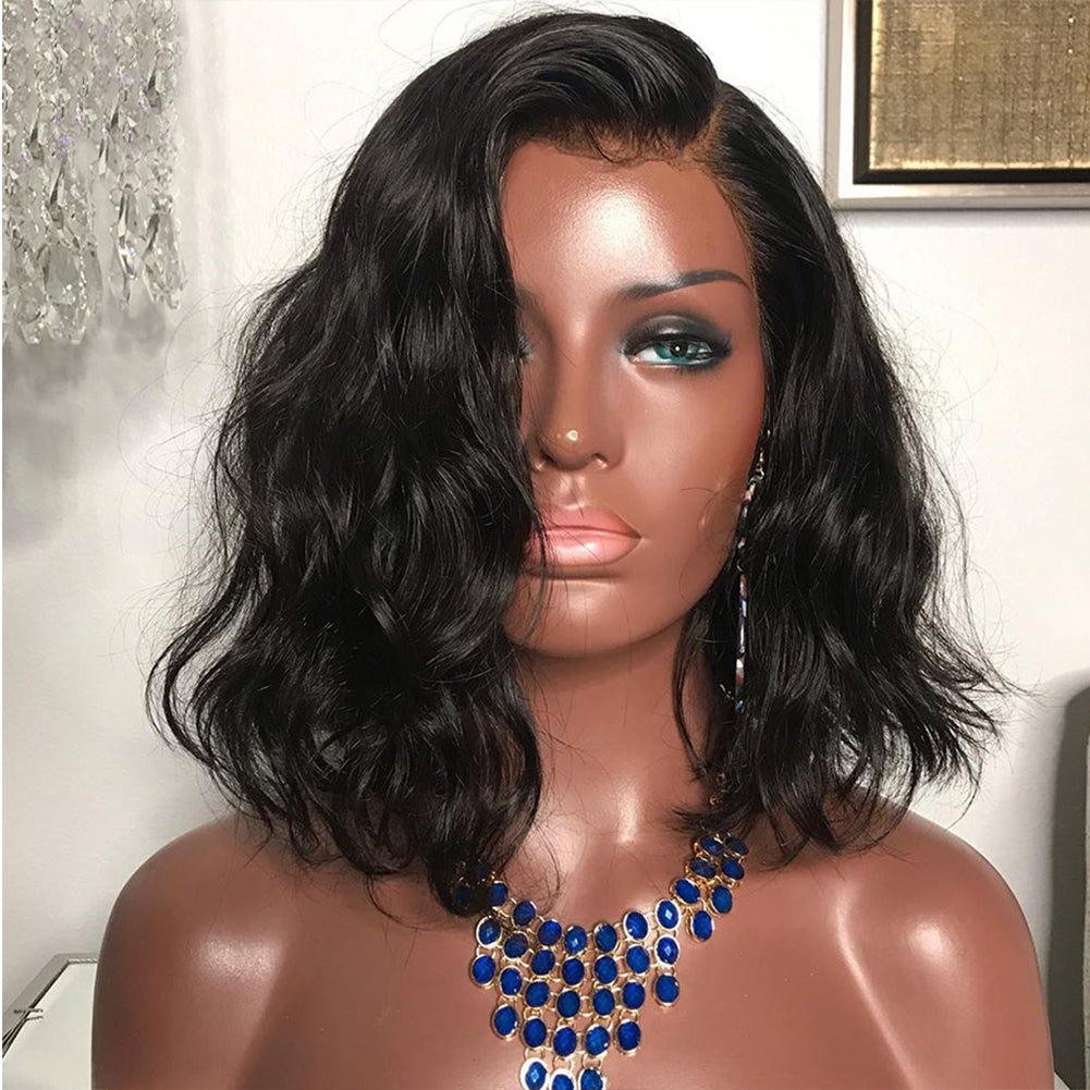 Lace wig van chemische vezels met golvende krul