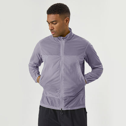 Men's outdoor lightweight breathable sunscreen clothing