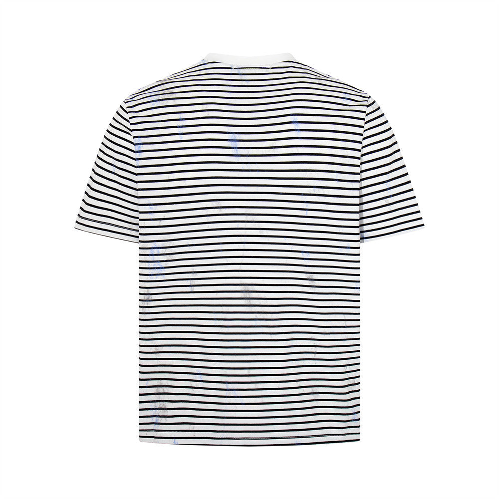 Striped short sleeved t-shirt
