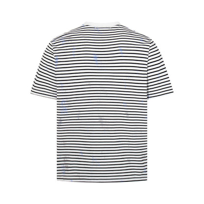 Striped short sleeved t-shirt