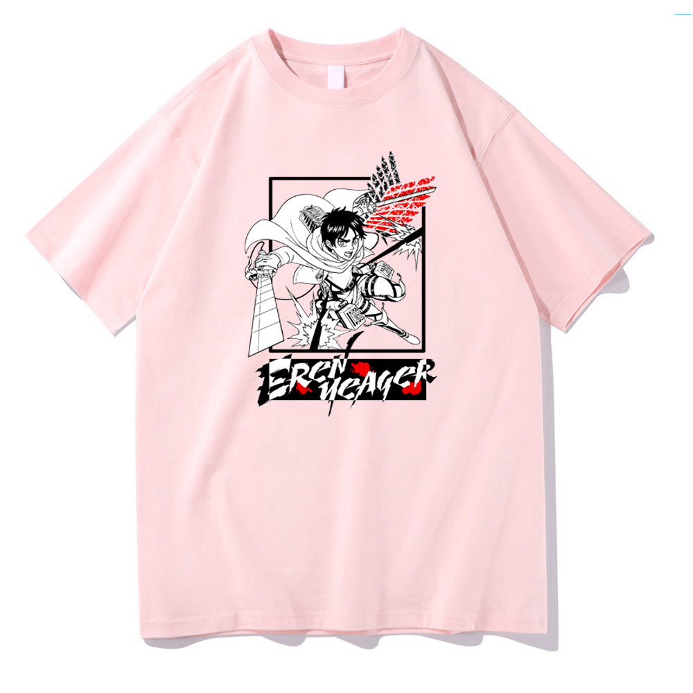 Attack on Titan Printed Short Sleeve Summer T-Shirt