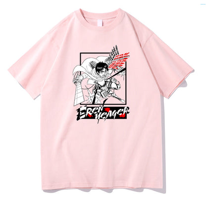 Attack on Titan Printed Short Sleeve Summer T-Shirt