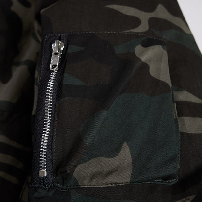 Camouflage katoenen jacket voor heren