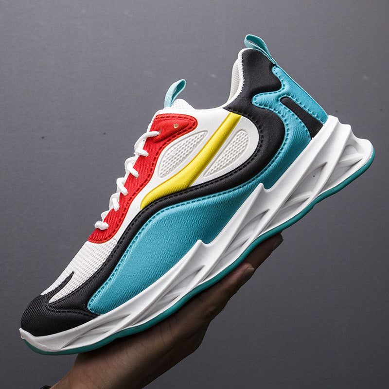 Blade trendy ademend color- block sneakers voor heren