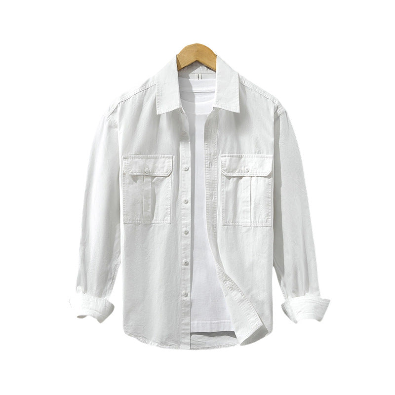 Men Pure Cotton Thickened Casual Cardigan