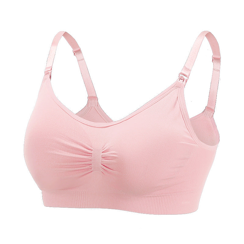 Seamless maternity and nursing bras
