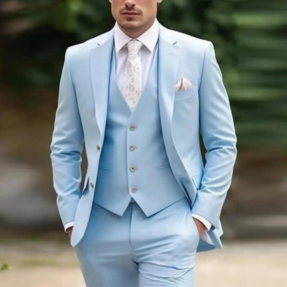 Mens Three Piece Suit Set