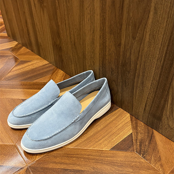 Klassieke vintage leren herenloafers