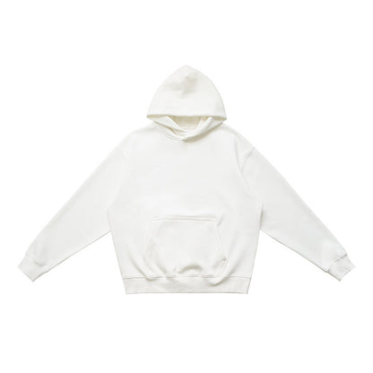 Thick-fabric hooded sweatshirt