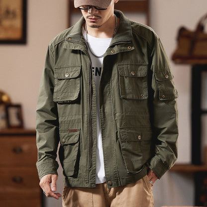 Mens Workwear Multi-Pocket Jacket