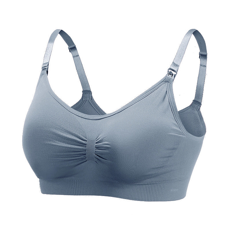 Seamless maternity and nursing bras