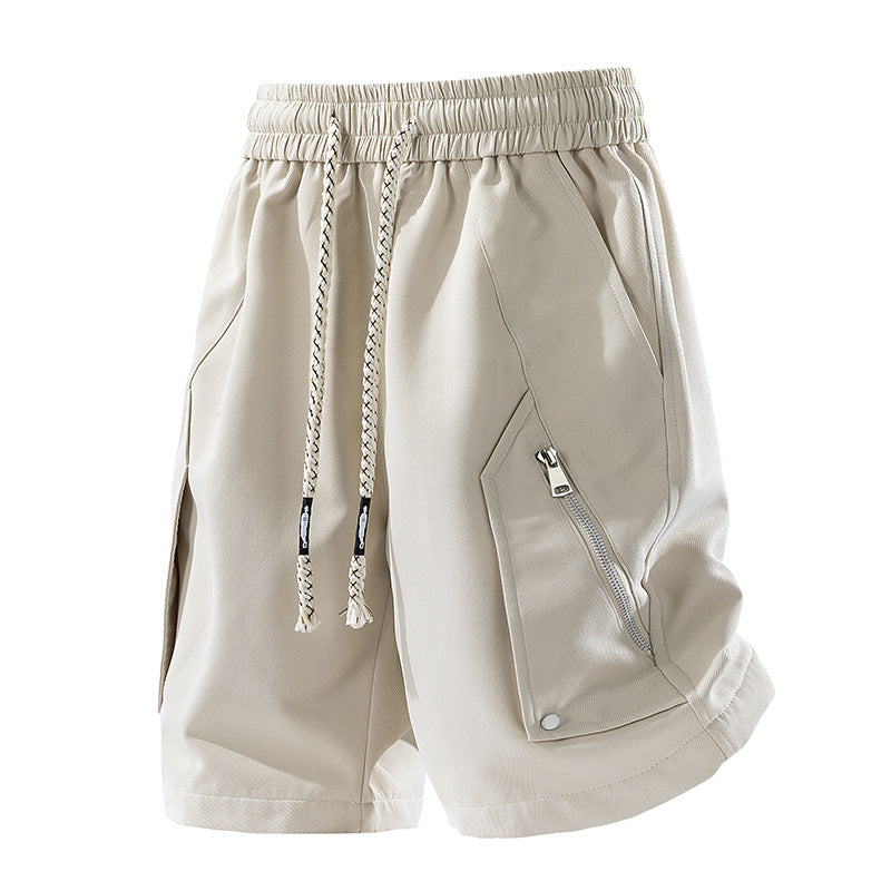 Cargo shorts met trekkoord voor heren