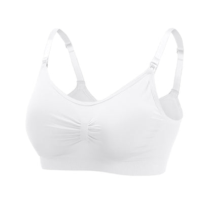Seamless maternity and nursing bras