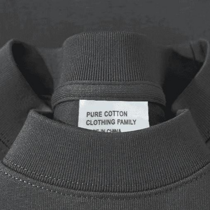 Heavyweight Pure Cotton Short Sleeve T-Shirt