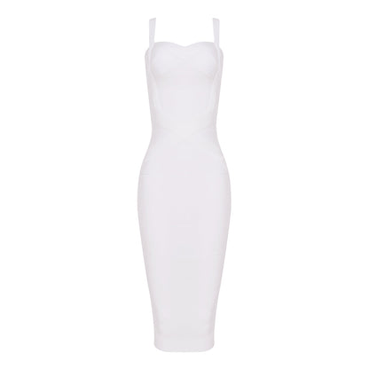 Classic Sexy Strap Bandage Long Dress