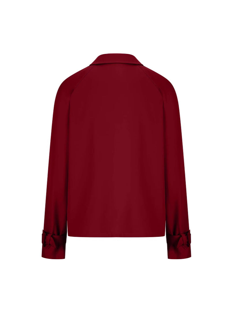 Dames jacket met dubbele rij knopen
