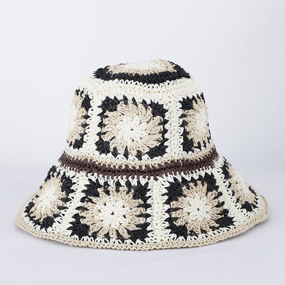Foldable Bohemian Straw Sun Hat
