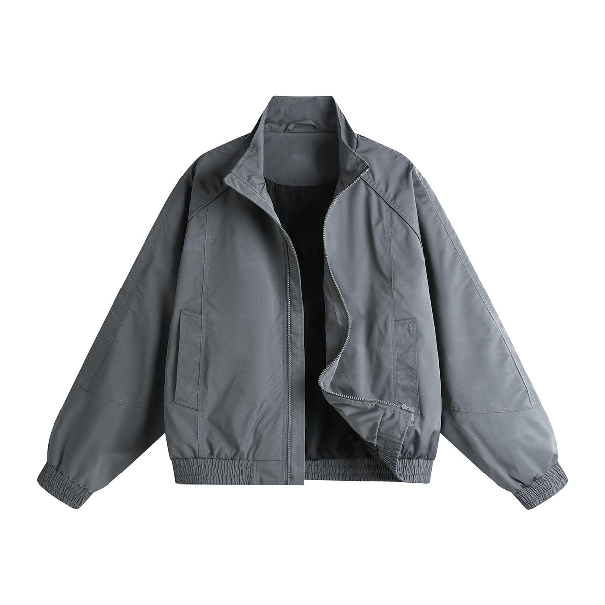 Mens Casual Stand Collar Jacket