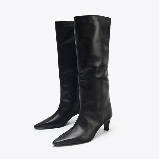 High-Heeled Boots