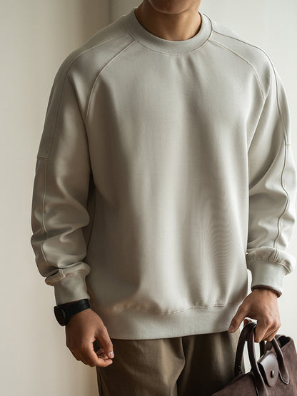 Sweatshirt met ronde hals en lange mouwen