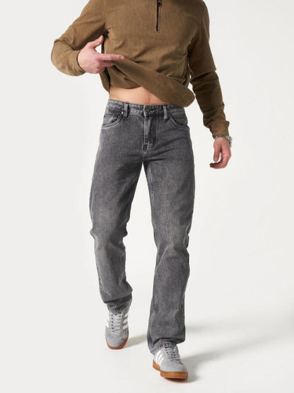 Classic Straight Leg Denim Jeans