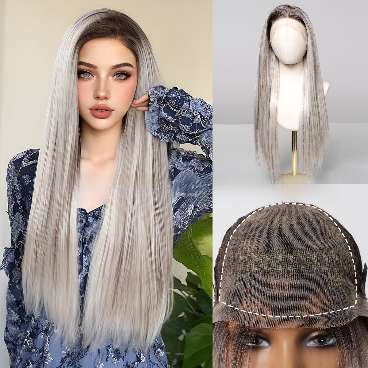 Lace Front Long Straight Wig