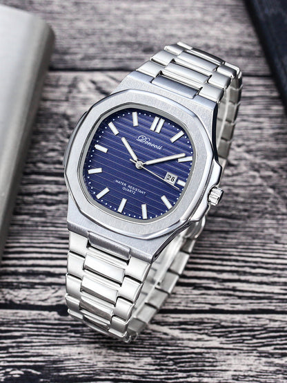 Zakelijk klassiek Nautilus lichtgevend horloge voor heren