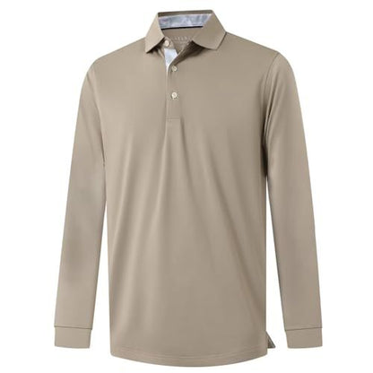 Mens Long Sleeve Polo Shirt
