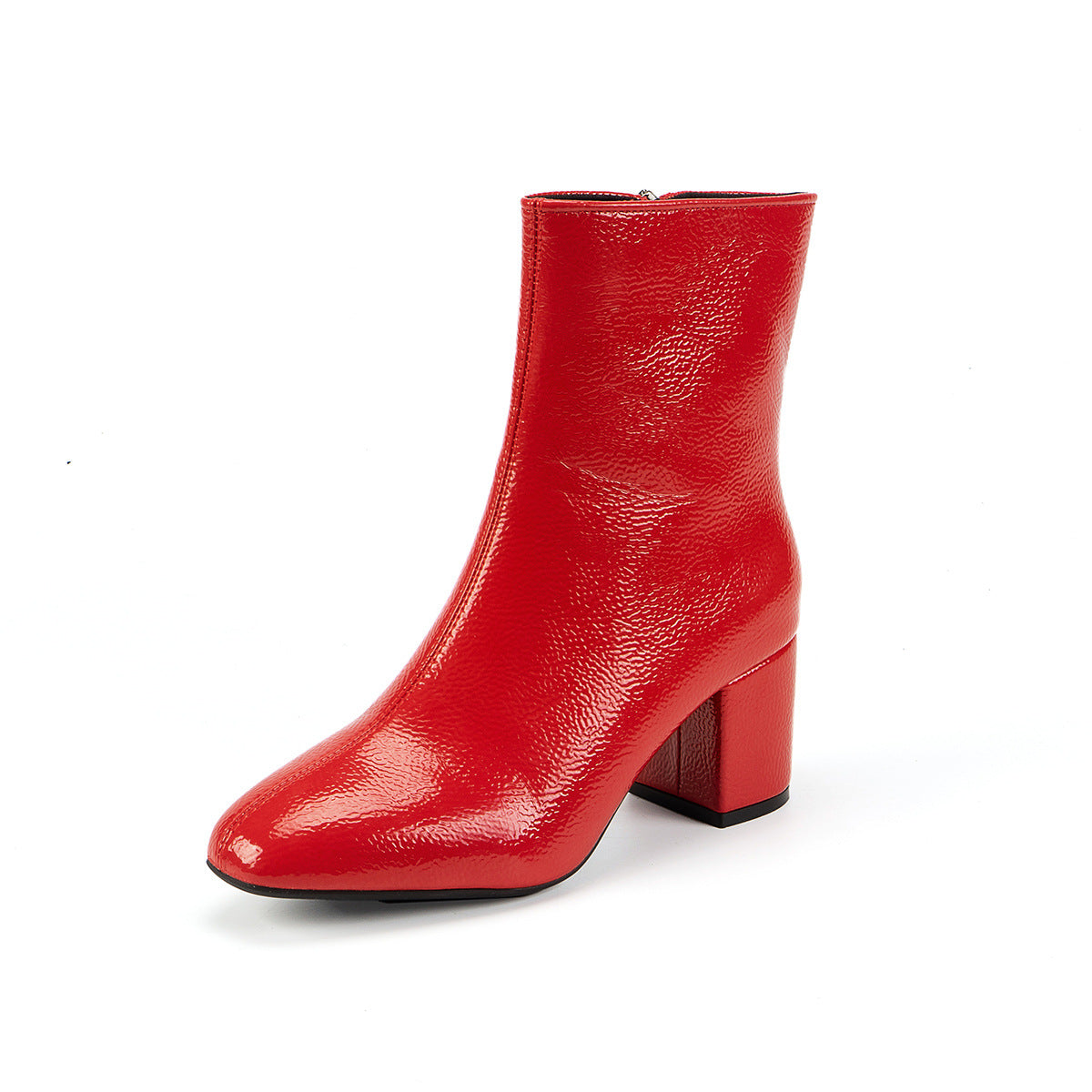 High Heels Short Boots Women's Mid-Calf