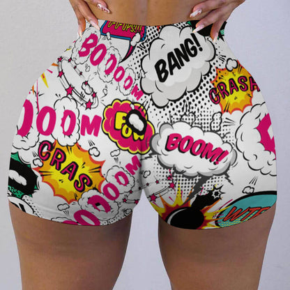 Personalised Colorful Ladies Shorts