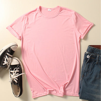 Loose Fit Round Neck Short Sleeve T-Shirt