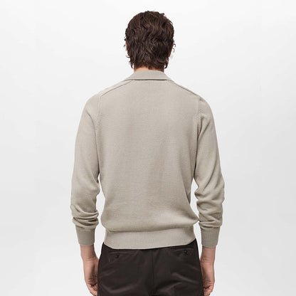 Lange mouwen poloshirt met knoopjes