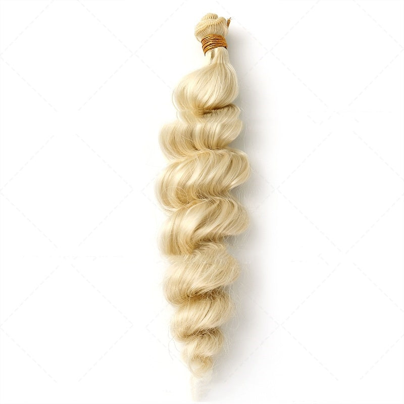 Synthetische 1 Stuk Blonde Golvend Bundel Weave
