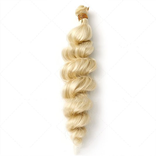 Synthetische 1 Stuk Blonde Golvend Bundel Weave