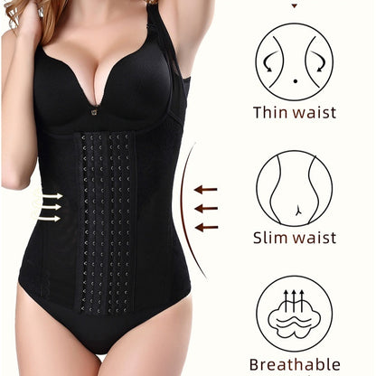 Corset Zes Borsten Corset Taille Gecontroleerde Top