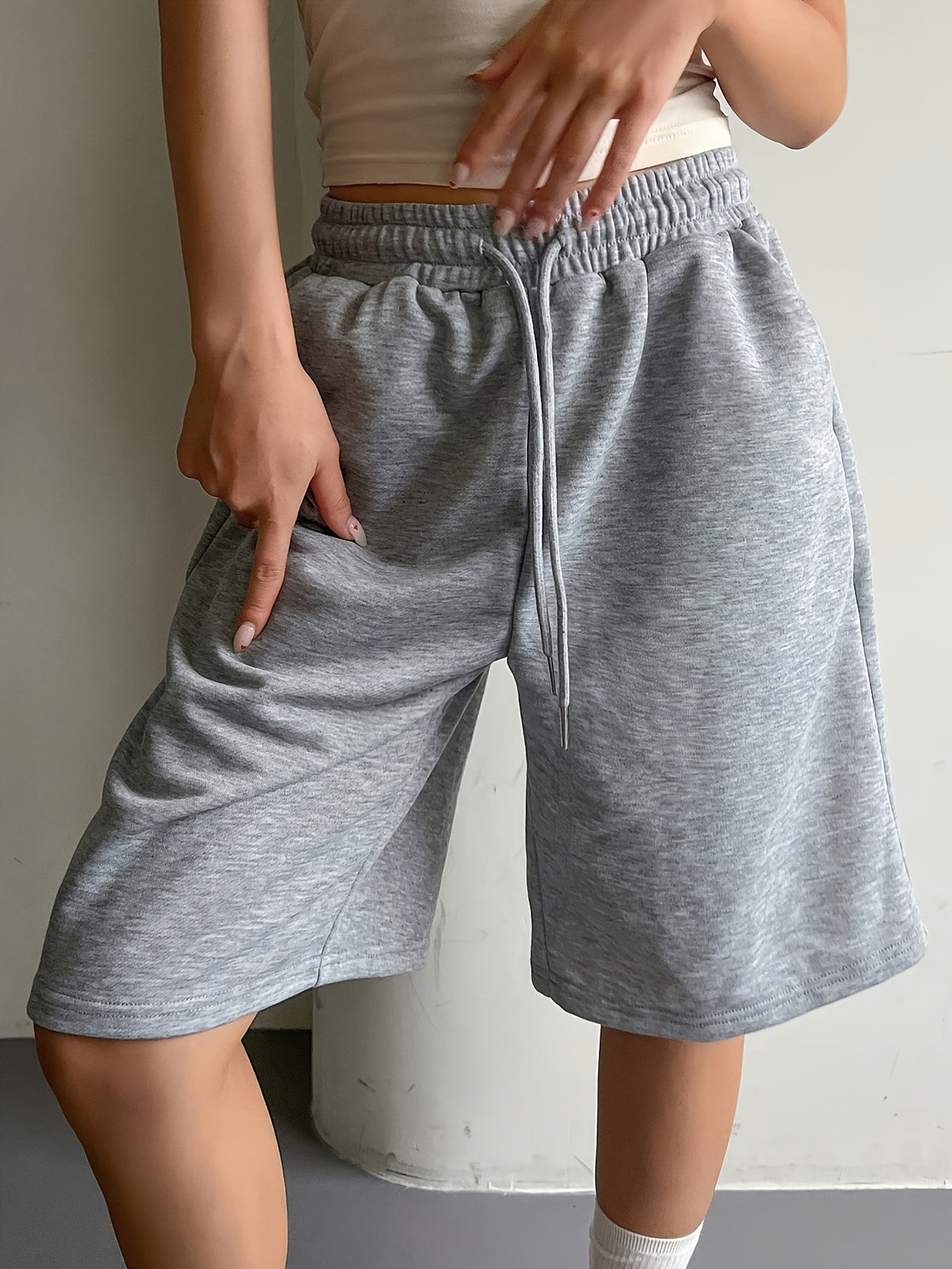 Women's Athletic Drawstring Shorts