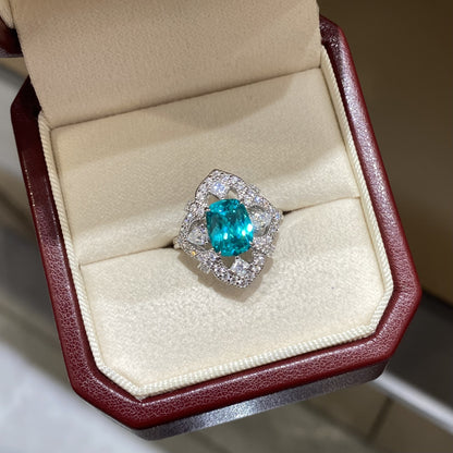 Pillow-Cut Colored Gemstone Ring