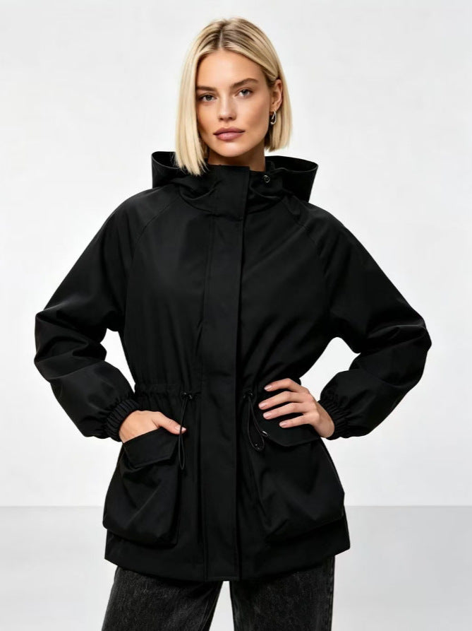 Womens Hooded Waterproof Outdoor Jacket