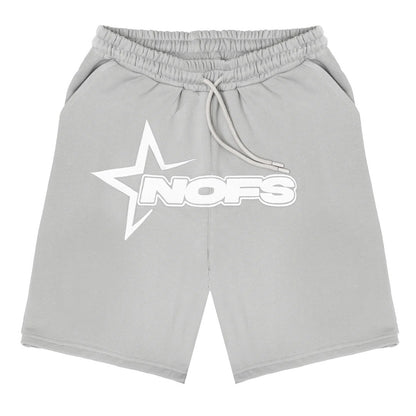 Short Sleeve Top for Men and Women, Street Hip Hop Punk Letter Print T-Shirt and Shorts