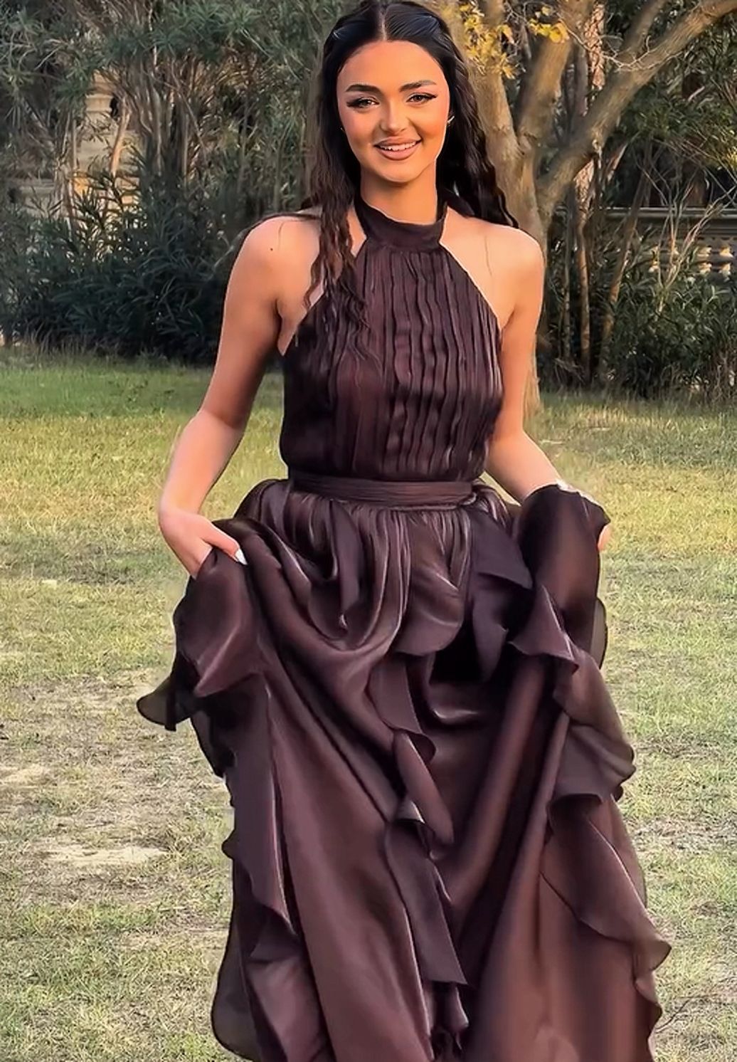 French Elegant Layered Cake Dress