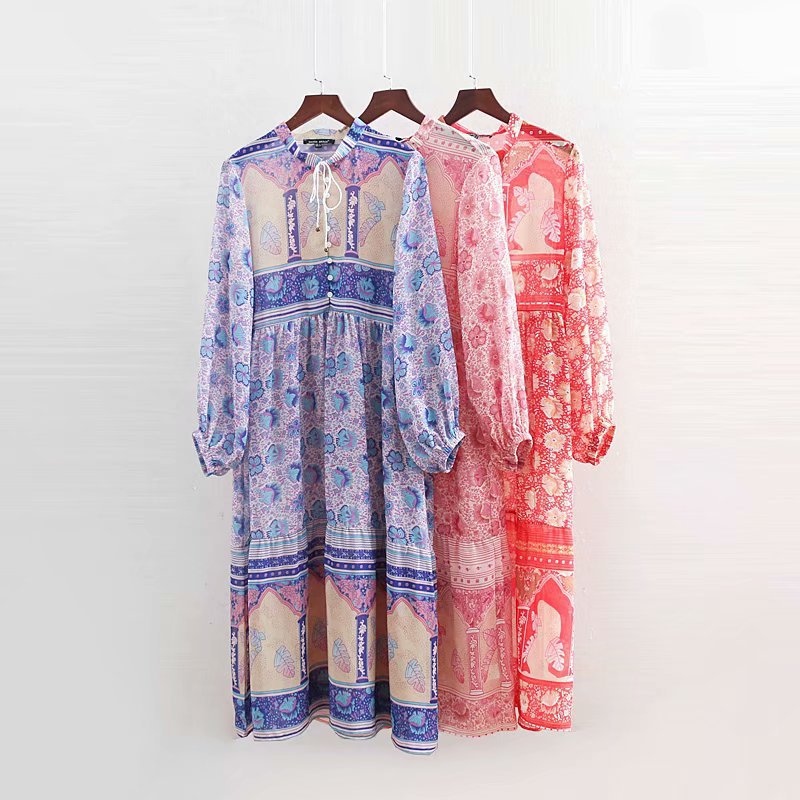 Bohemian Chiffon Beach Casual Dress