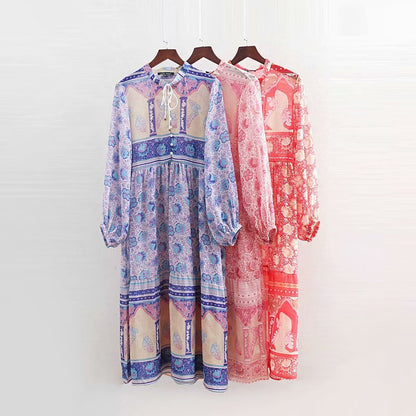 Bohemian Chiffon Beach Casual Dress