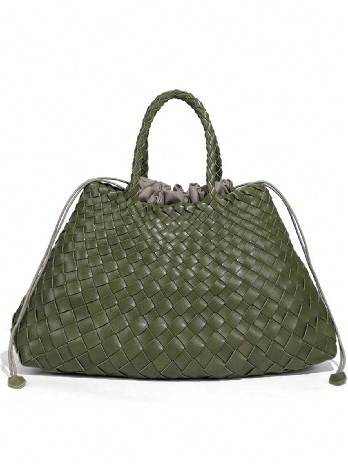 Niche Design Light Luxury Simple Handbag Woven Vegetable Basket
