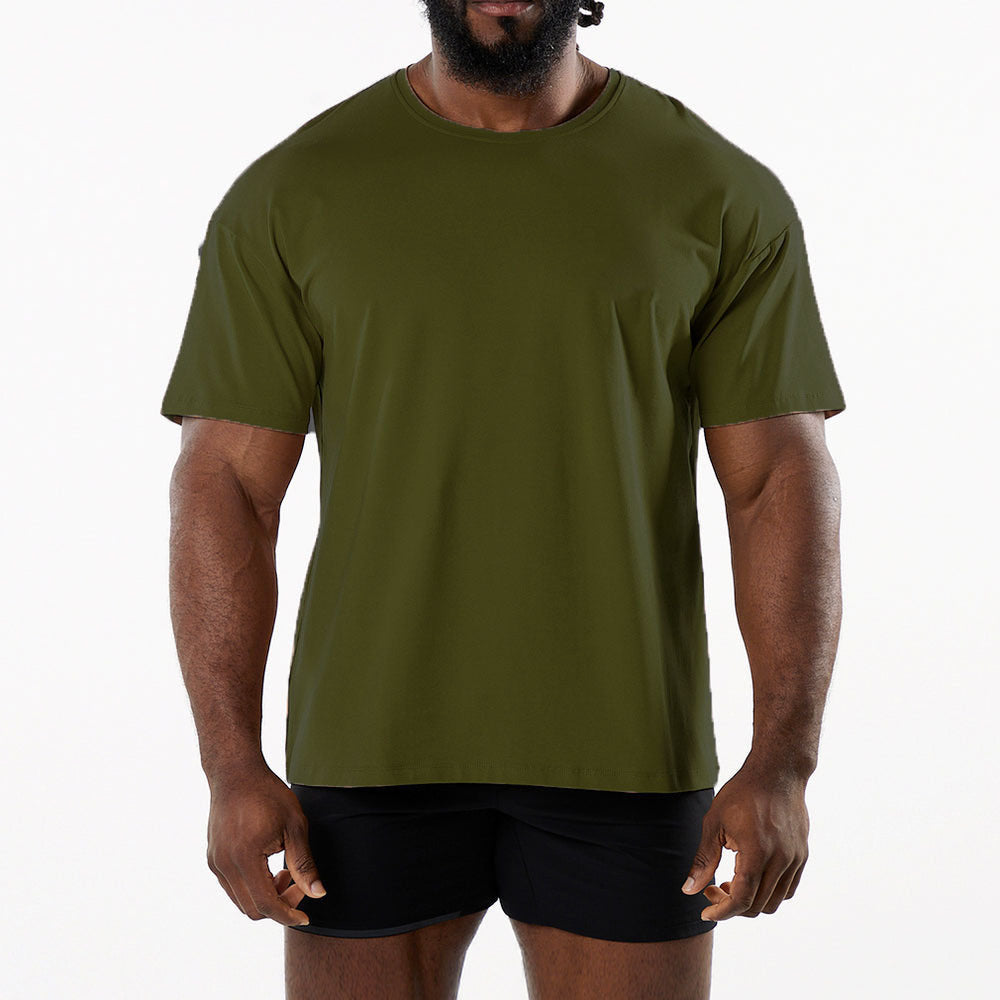 Casual katoenen T-shirt met korte mouwen voor heren