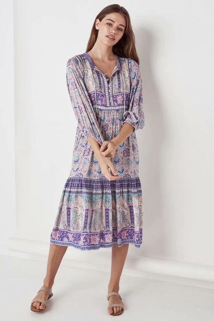Bohemian Chiffon Beach Casual Dress