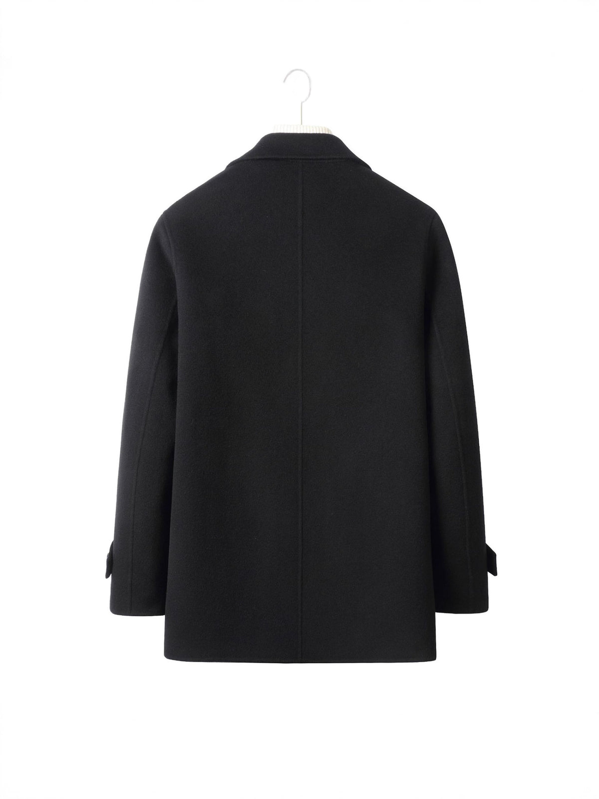 Mens Reversible Wool Coat