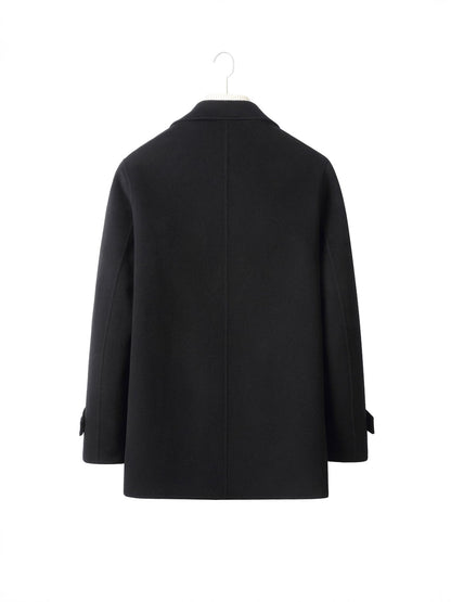 Mens Reversible Wool Coat