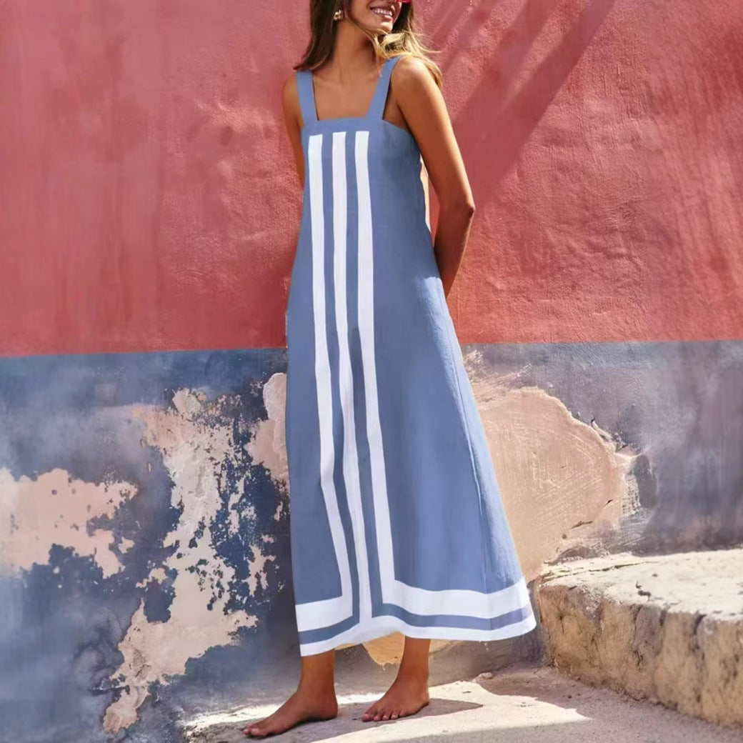 Casual en comfortabele jurk in vakantiestijl verschillende opties