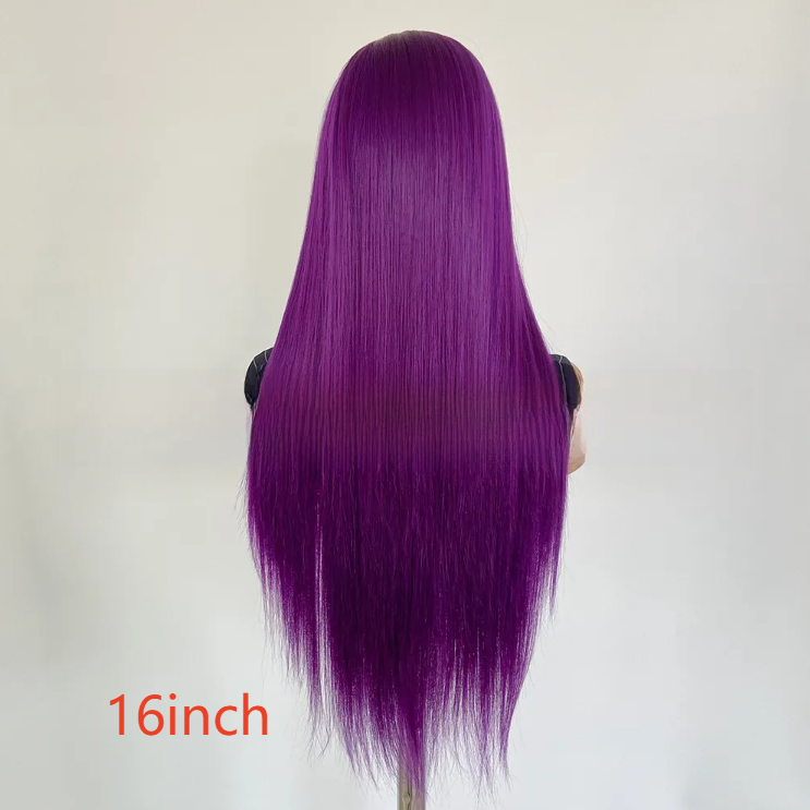 Purple Lace Front Synthetic Wig