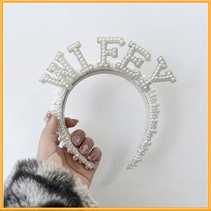 Bruid Vintage Parel Haar Ornament